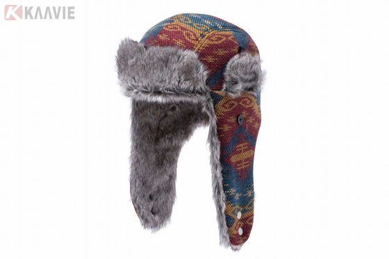 귀 플랩 남녀공용 겨울 모자에 다기능 ODM 러시아 덫 사냥꾼 겨울 모자