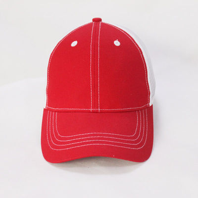 플라스틱 스냅 클로저 메쉬 트럭 운전사 모자 6 패널 야구 모자 58cm