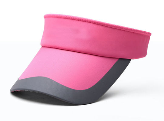 Pantone 컬러 선 바이저 모자 모자 UV 보호 면 100% 바이저