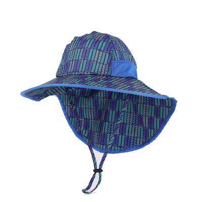 아이 시어수커 푸른 해변 하와이 낚시꾼 모자 맞춘 우간다 인민 전선 50 햇빛 보호 아이 스움