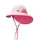 100% 면 UPF 야외 태양 보호 모자 58cm 차일 태양 모자