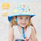 목 플랩을 가진 OEM ODM 여름 꽃 바닷가 옥외 물통 모자