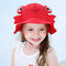 태양 보호 옥외 물통 모자 UPF 50+ 100%년 면 동물성 인쇄 모자