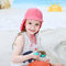목 덮개 46cm 어린이 해변 모자 챙이 넓은 UPF 50+ 100% 폴리에스터