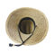 남자 여자를 위한 ODM 파도 바닷가 밀짚 태양 모자 자연적인 구렁 잔디