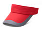 Pantone 컬러 선 바이저 모자 모자 UV 보호 면 100% 바이저