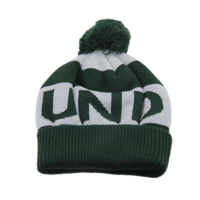 Custom Logo Printing Knitted Beanie Hats With Pom Pom Jacquard Pattern (특정 로고 인쇄) 팝 팝 재커드 패턴으로 짜인 비니 모자