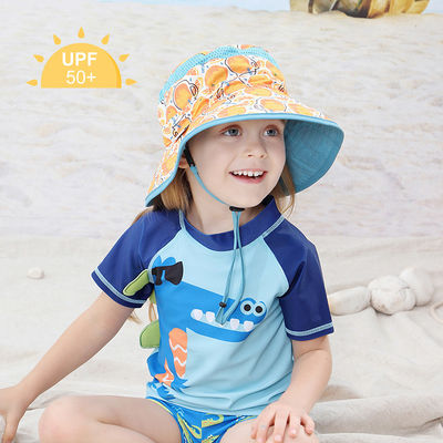 염색되는 Upf 30+ 태양 보호 아이들의 물통 모자 Eco 친절한