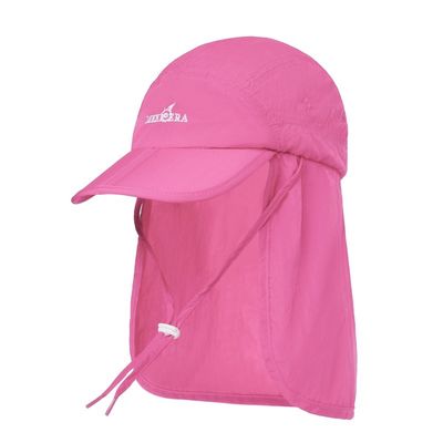 목 플랩 Pantone 색깔을 가진 옥외 하이킹 태양 보호 모자