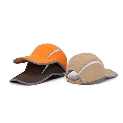 남녀 공용 6 패널 야구 모자 나일론 스포츠는 빨리 적당한 모자 과장 로고를 말립니다