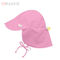 귀여운 여우 아기 아이들의 물통 모자 유기 면 55cm 가동 가능한 테두리