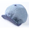 테두리 어린이 야구 모자 면 5cm 바이저 위로 주문 줄무늬 플립