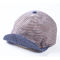 테두리 어린이 야구 모자 면 5cm 바이저 위로 주문 줄무늬 플립