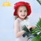 태양 보호 옥외 물통 모자 UPF 50+ 100%년 면 동물성 인쇄 모자