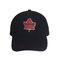 SGS 6 패널 맞춤 자수 야구 모자 캐나다 단풍잎