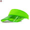 조정가능한 56cm 58cm 형광색 투명한 선 바이저 모자