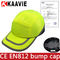 높은 가시성 경량 안전 범프 모자 100% 폴리에스터 CE EN812