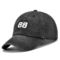 ODM 화이트 블랙 5 패널 야구 모자 주문 로고 면 커버 테이프