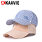 패션 블랙 화이트 플러시 체크 캡 깅엄 체크 무늬 야구 모자